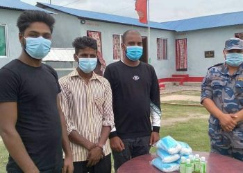 नेविसंघद्वारा स्वास्थ्य सामाग्री हस्तान्तरण