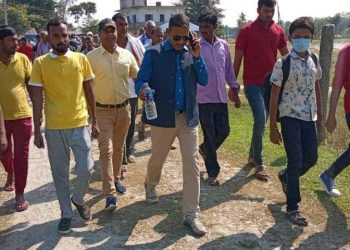 कोशीमा यज्ञ सुरु : कलश यात्रामा अध्यक्ष अन्सारी