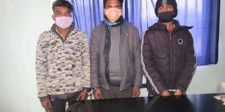 सुनसरीमा हतियारसहित चारजना पक्राउ