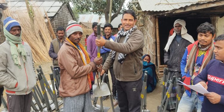 मुसहर समुदायलाई जनप्रतिनिधिको साथ