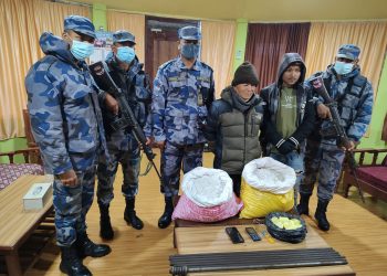 सशस्त्र प्रहरीद्वारा भरुवा बन्दुक बनाउने व्यक्ति पक्राउ