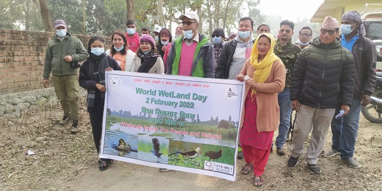 कोशी टप्पु लर्निङ्गको आयोजनामा सिमसार दिवस मनाइयो