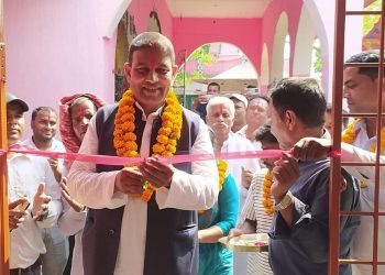 अध्यक्ष अन्सारीद्वारा धर्मशालाको उद्घाटन