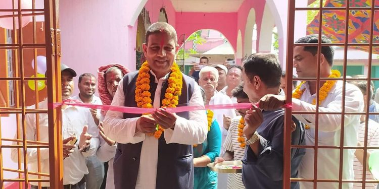 अध्यक्ष अन्सारीद्वारा धर्मशालाको उद्घाटन