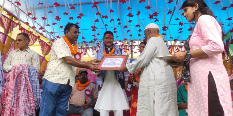 कोसीका जनप्रतिनिधि सम्मानित