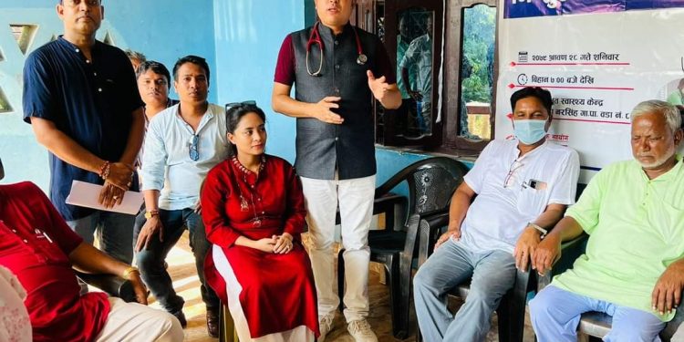 निशुल्क स्वास्थ्य शिविर सम्पन्न 