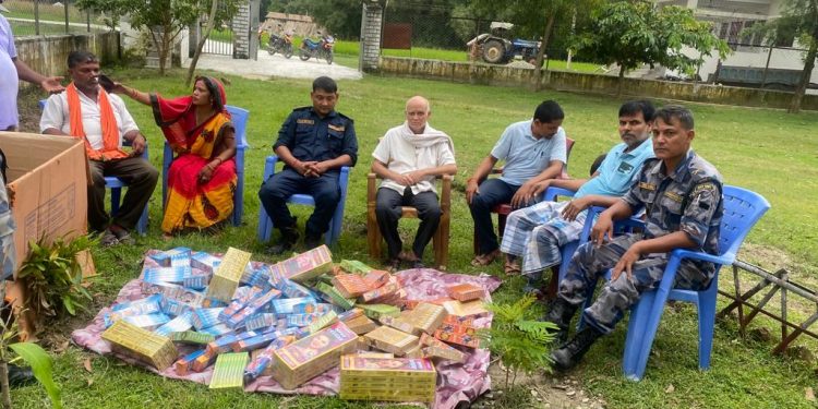 सशस्त्र प्रहरीद्वारा पटका बरामद