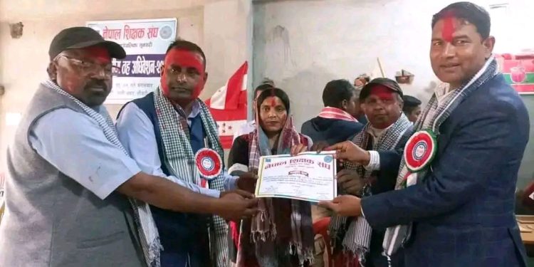 शिक्षक संघ कोसीमा पुनः हरेकृष्ण राउत