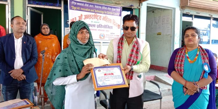 नारी दिवसको अवसरमा वक्तृत्वकला प्रतियोगिता