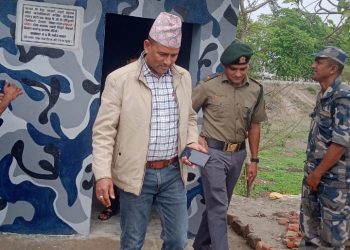 कोसी गाउँपालीकाको सहयोगमा सशस्त्र प्रहरी पोष्ट