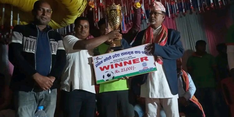सिमरियालाई हराउँदै सभामुख कपको उपाधी इटहरीलाई
