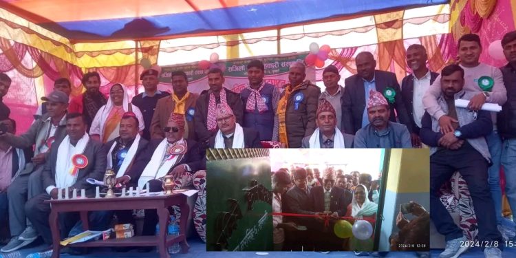 १० औं वर्षमा सजिलो सहकारी, मन्सुरीद्वारा नयाँ भवन उद्घाटन