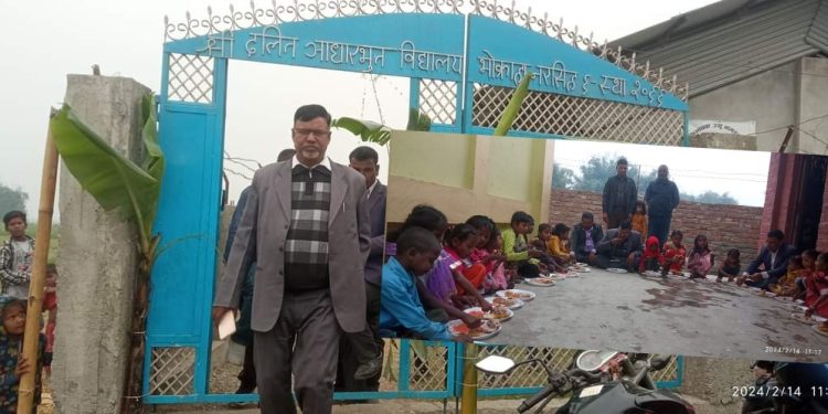 सांसद मन्सुरीले भुइँमा बसेर प्रसाद खाएपछि…