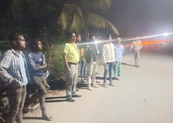 भोक्राहामा टोल टोलमा सडक बत्ती जडान