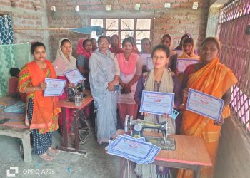 भोक्राहामा ४५ दिने  सिलाई कटाई तालिम