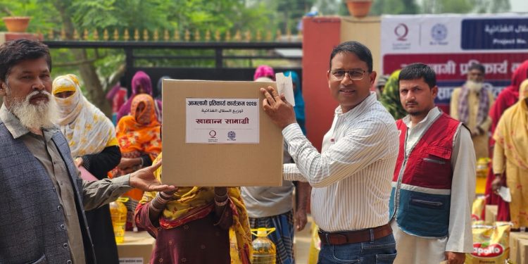 पीडित,विपन्न तथा एकल महिलालाई राहत