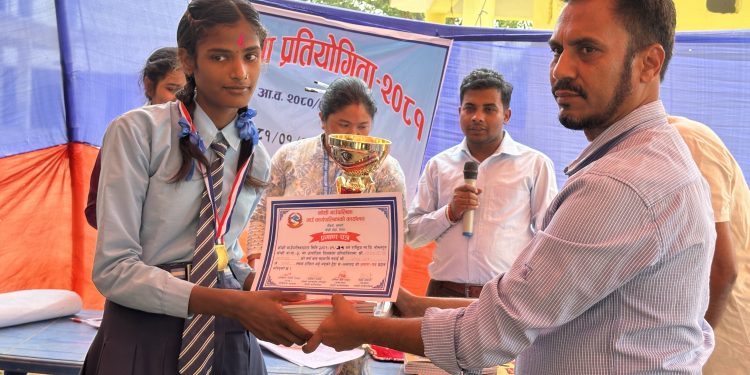 समाजको चित्रण गर्न चित्रकला प्रतियोगिता