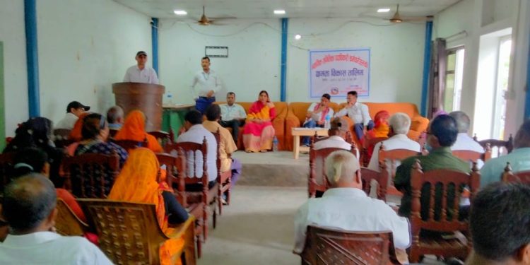 कोशीमा दुईदिने क्षमता विकास तालिम