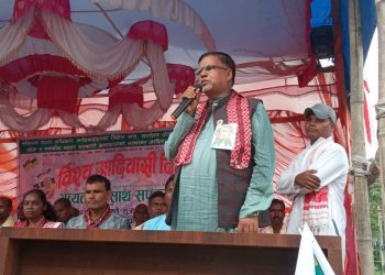 सांसद मन्सुरीको प्रमुख आतिथ्यमा मनाइयो आदिवासी दिवस