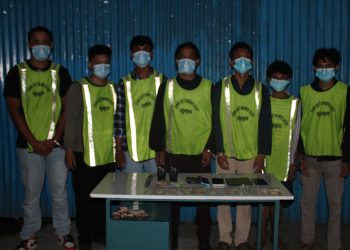 चक्कु देखाएर लुटपाट गर्ने सात जना समातिए