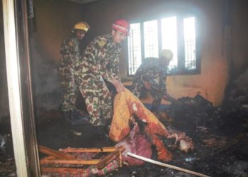 कोशीटप्पु होटलको स्टोर जलेर नष्ट