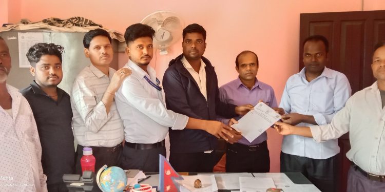 देवानगञ्ज ६ मा अनलाइन दर्ता चलानी