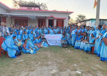 देवानगञ्जमा स्वयंसेविकाहरूलाई मानसिक स्वास्थ्य तालीम