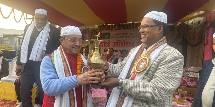 मुस्लिम संघ कोशी सभापतिमा मंसुरी सर्वसम्मत