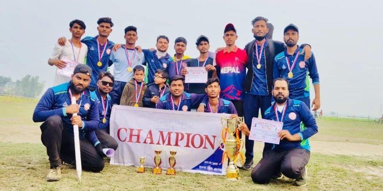 वडाध्यक्ष कप क्रिकेटमा भण्टाबारी च्याम्पियन